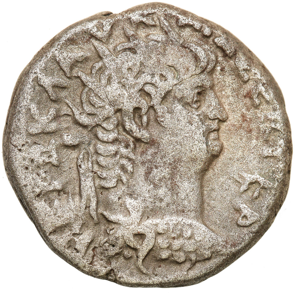 Cesarstwo Rzymskie, Neron (54-68) Aleksandria. Tetradrachma LIB=rok 12 (65/66AD)